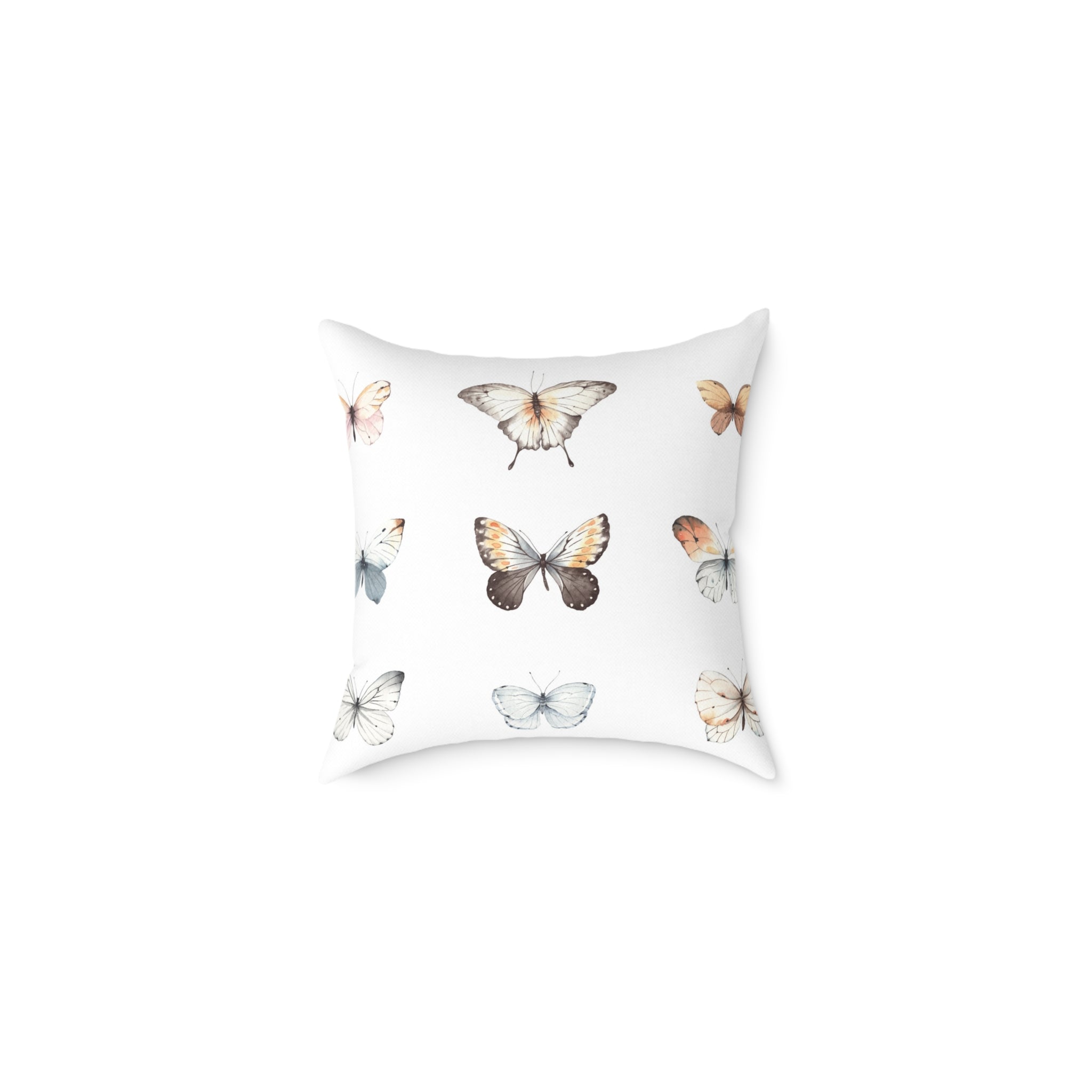 Watercolour butterflies pillow
