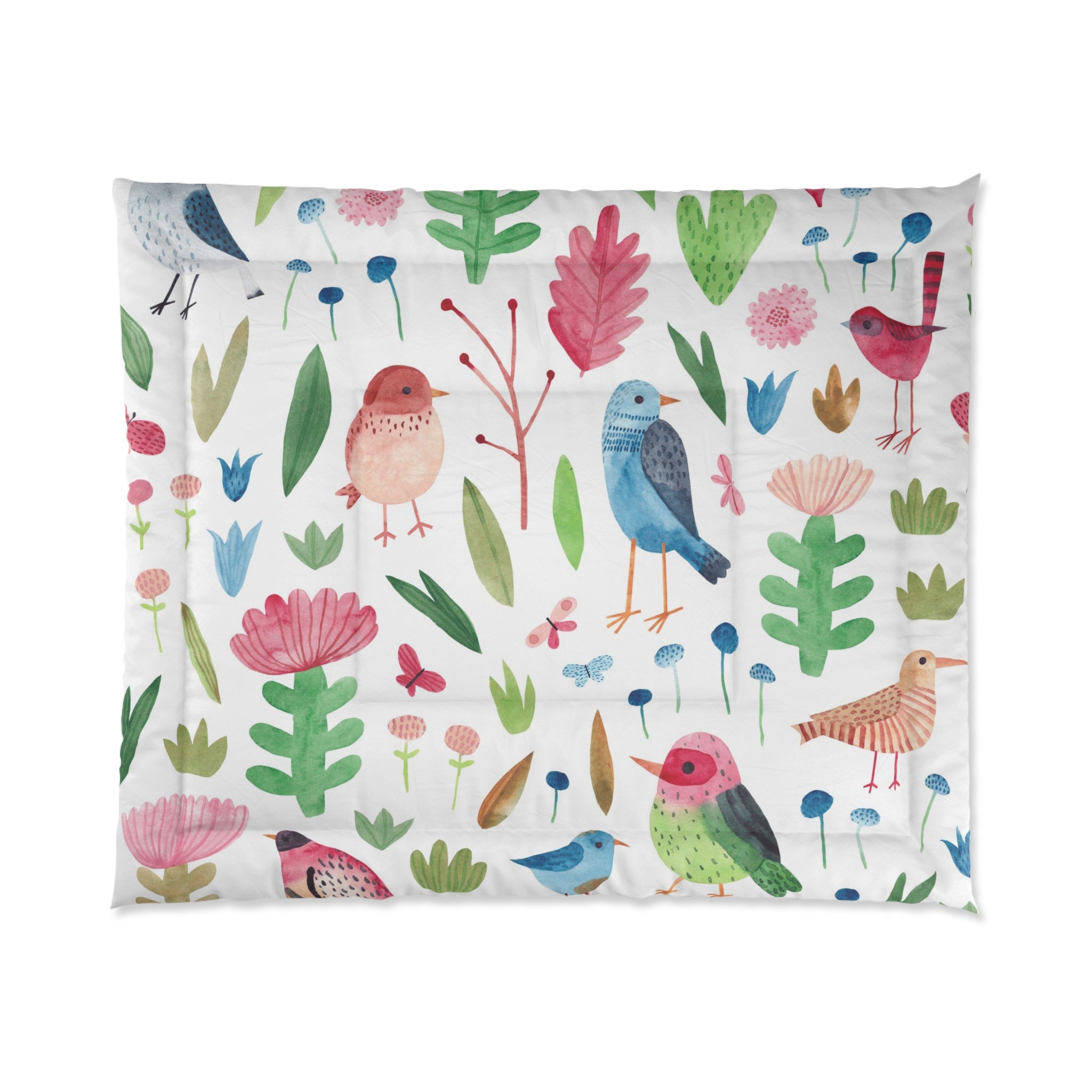 Birds & Blooms comforter
