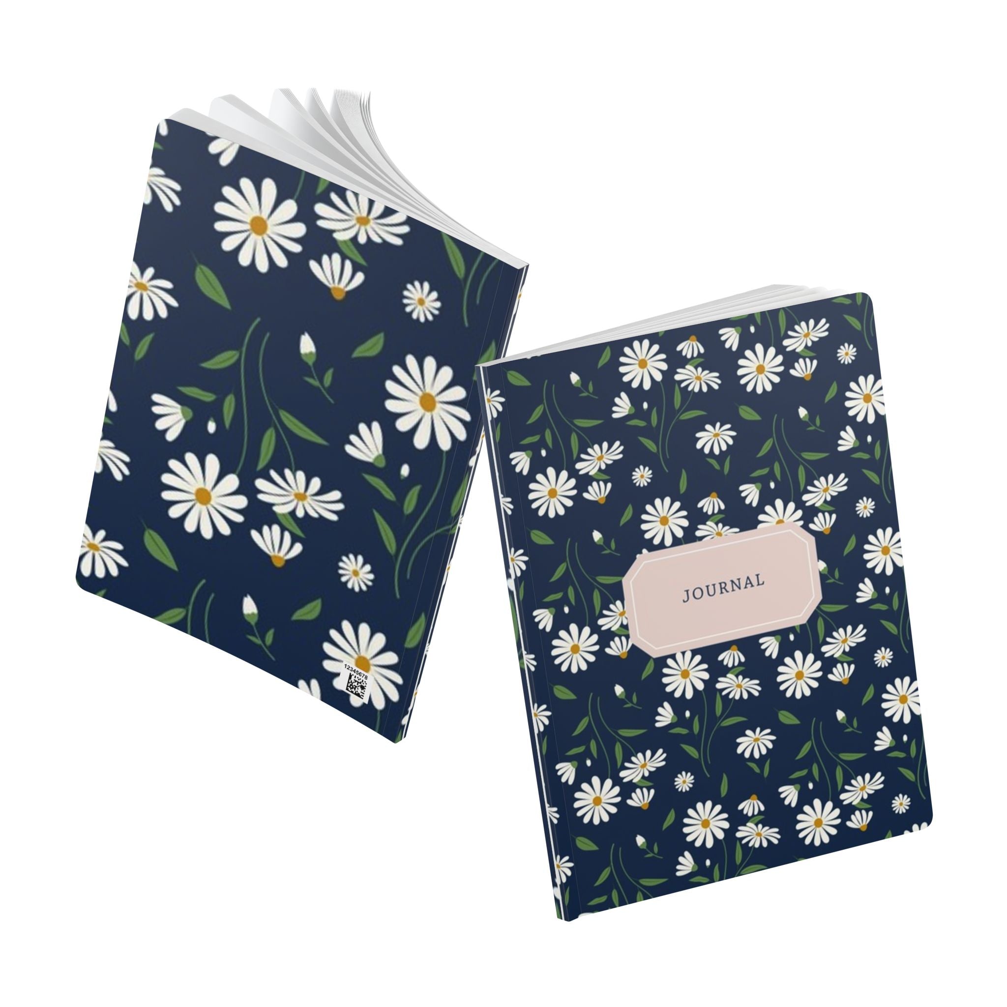 Daisy field softcover journal