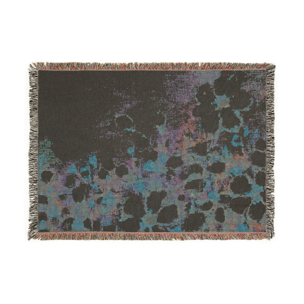 Impressionist blossom throw