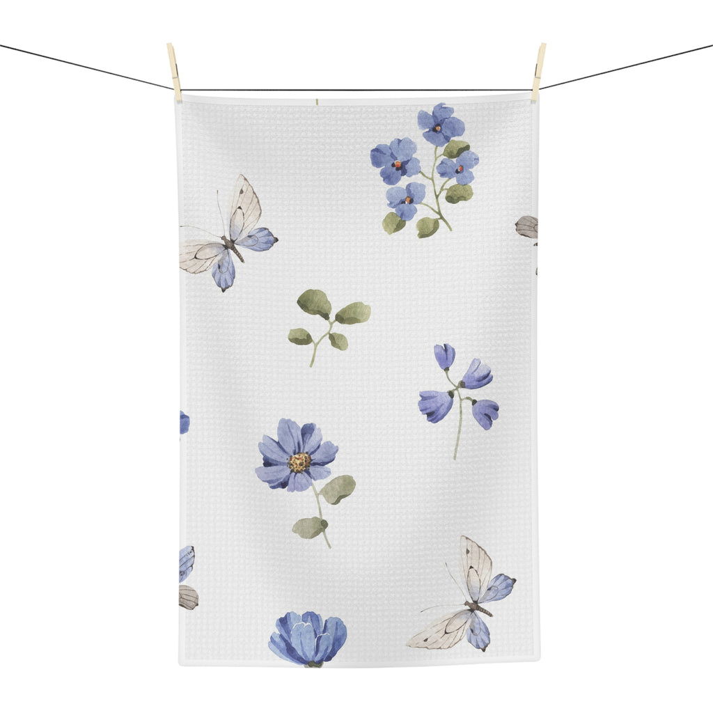 Wildflower microfiber tea towel
