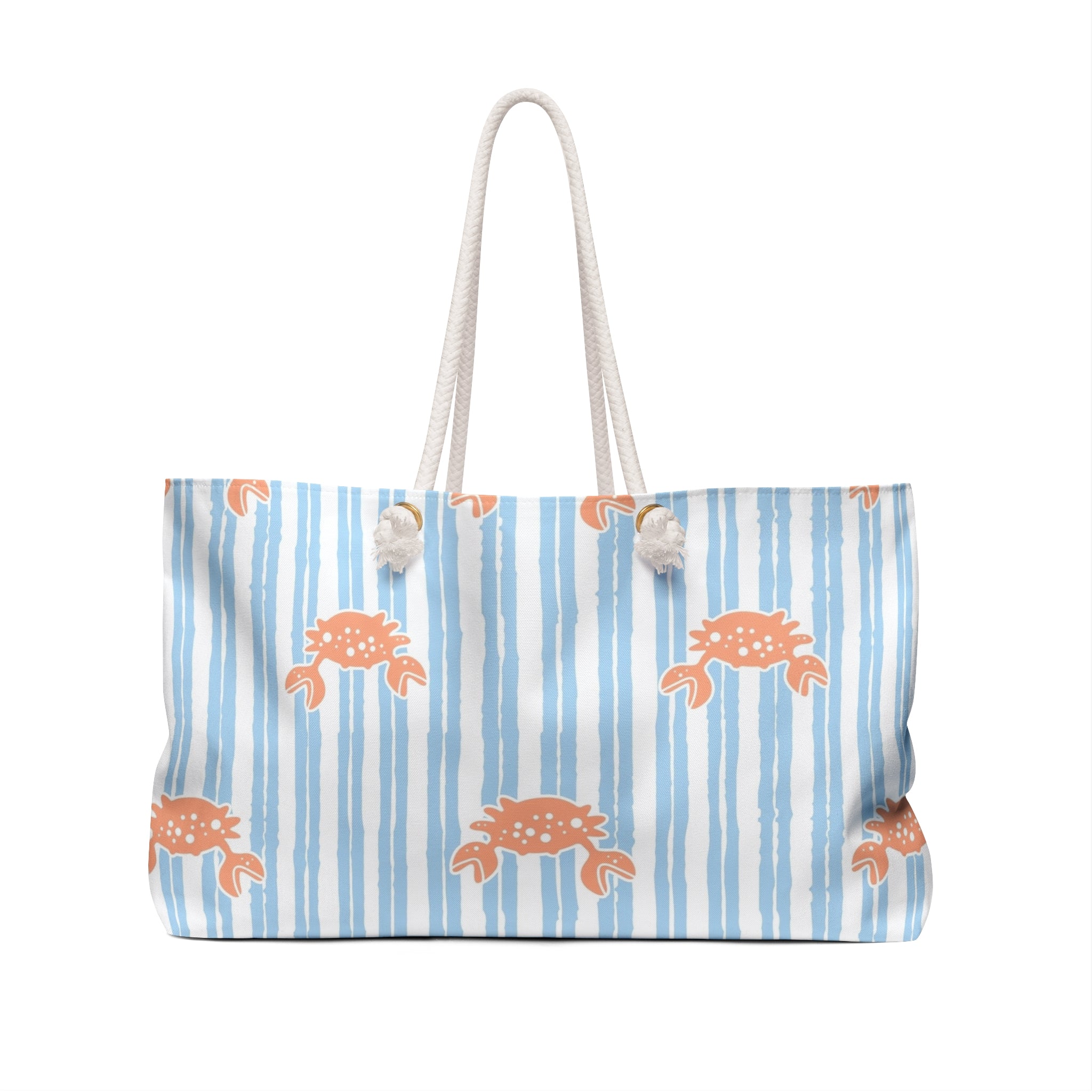 Coastal crab weekender bag