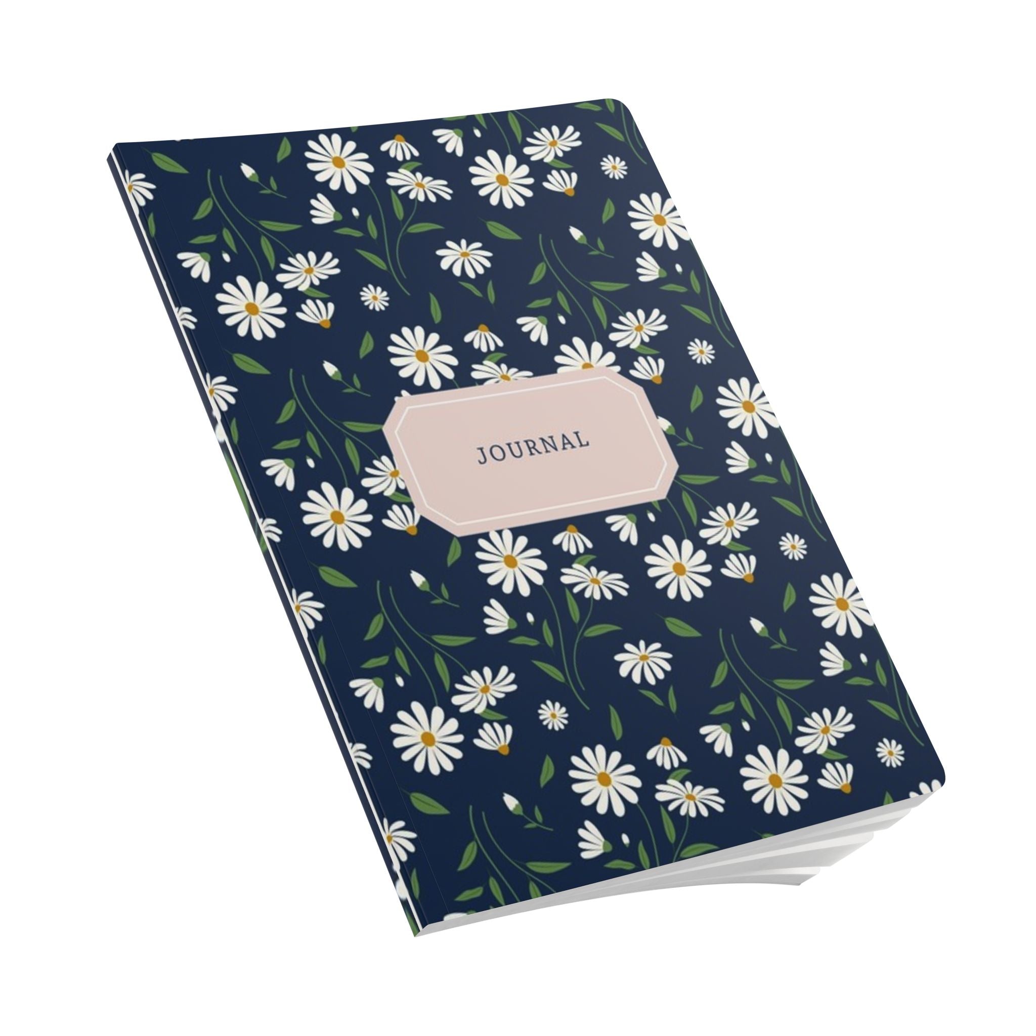 Daisy field softcover journal