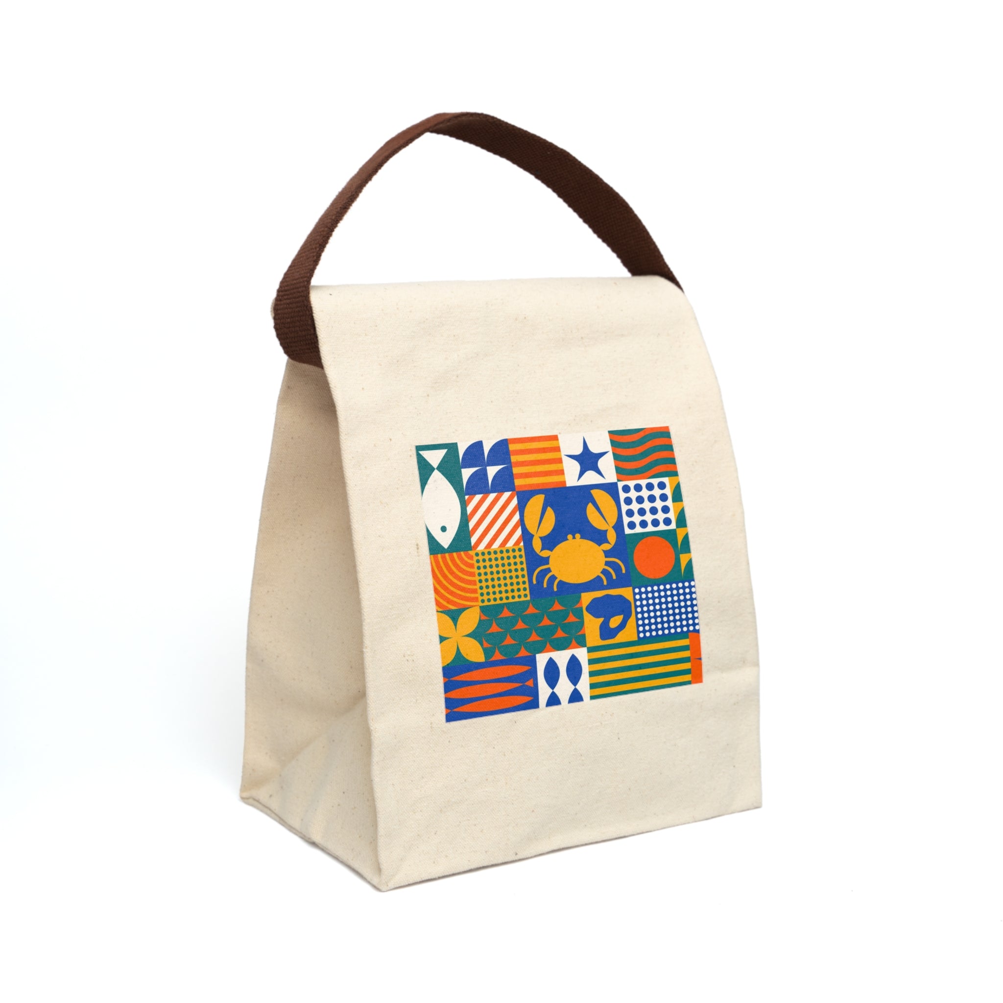 Portuguese canvas lunch bag