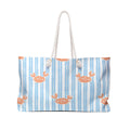 Coastal crab weekender bag