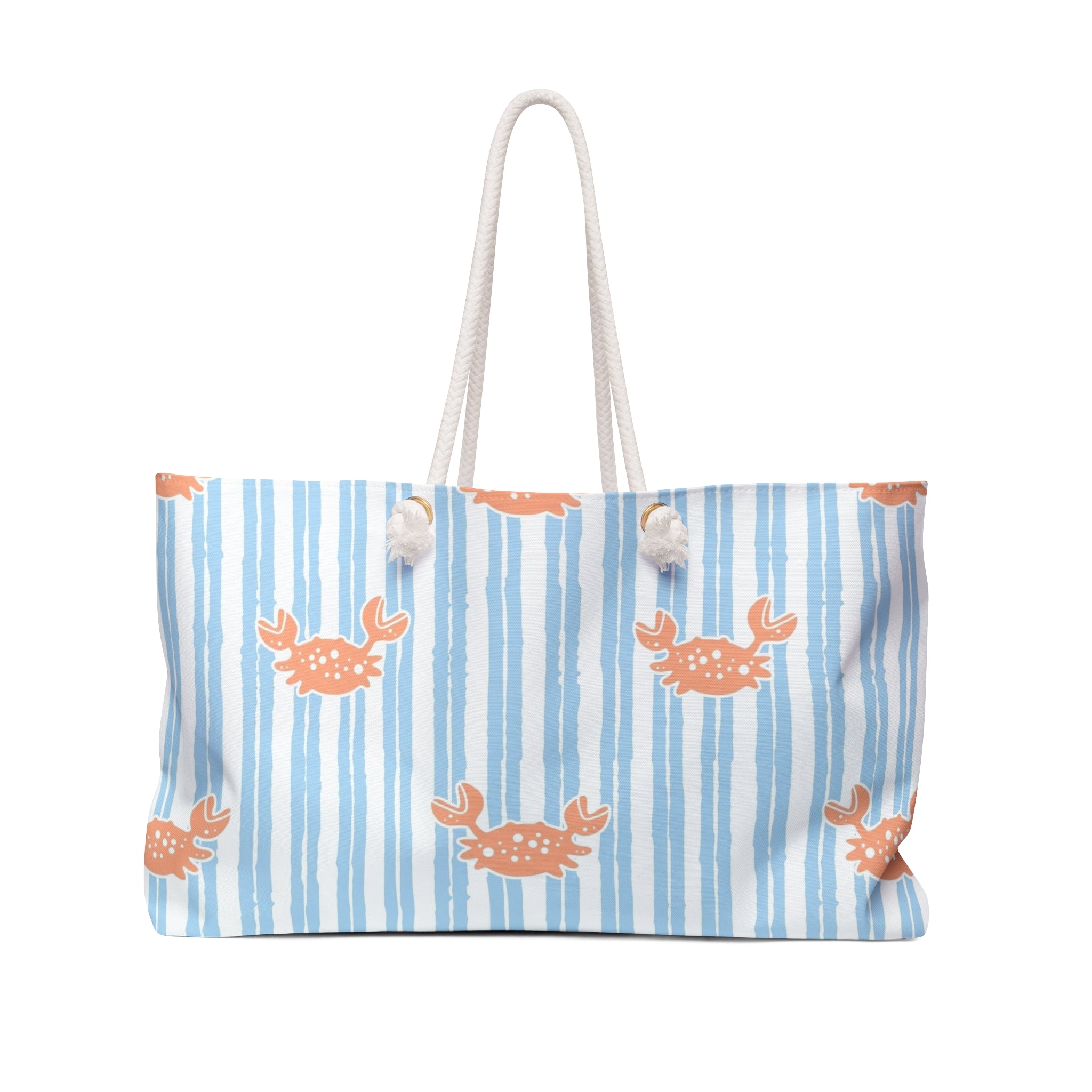 Coastal crab weekender bag