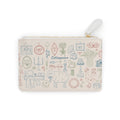 Pastel farmhouse mini clutch bag (cruelty free)
