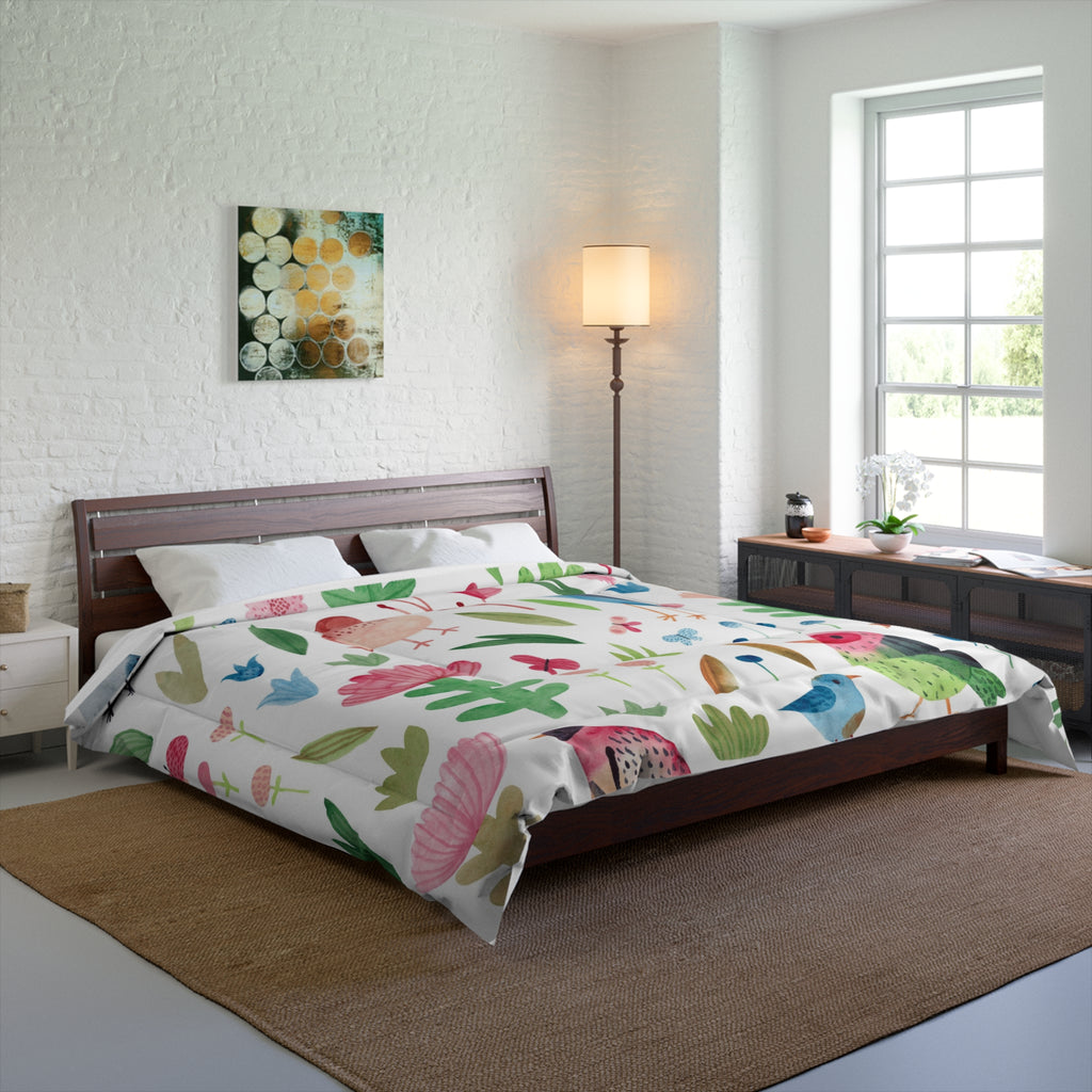 Birds & Blooms comforter