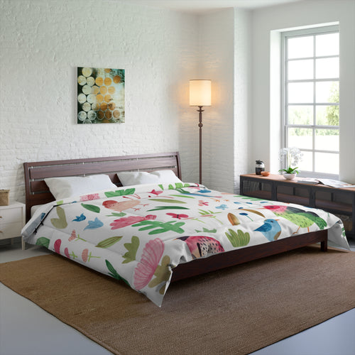 Birds & Blooms comforter