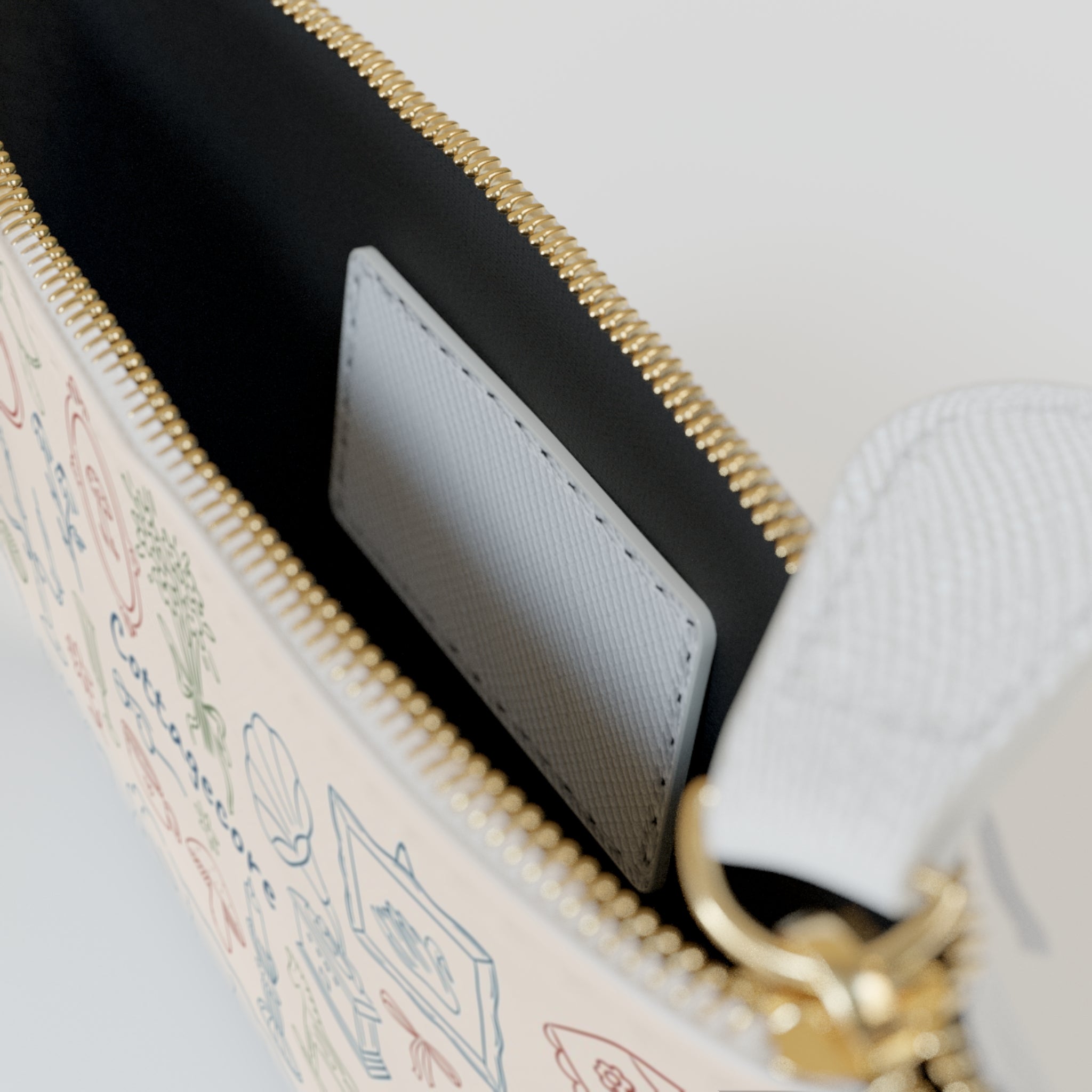 Pastel farmhouse mini clutch bag (cruelty free)