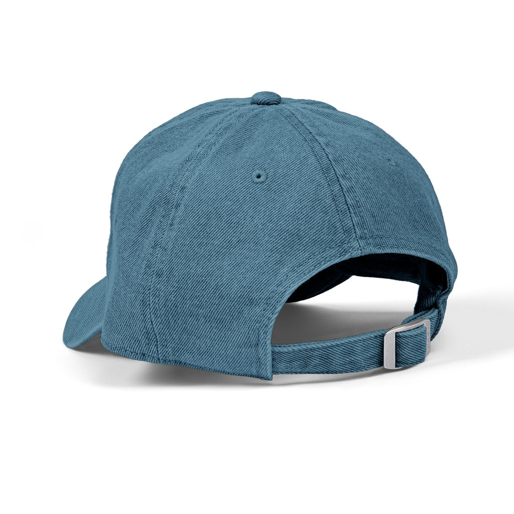 Cottage Scene Denim Baseball Cap- Unisex
