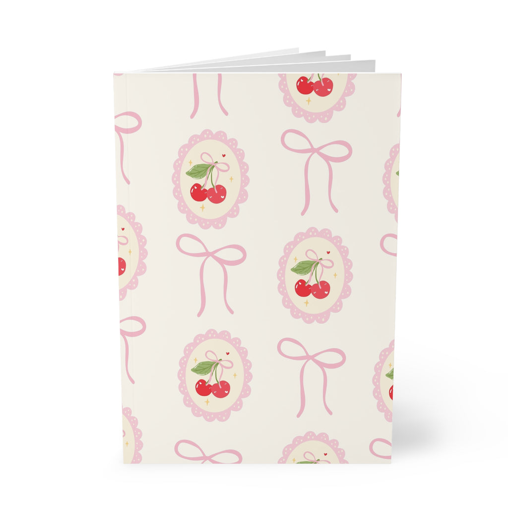 Cherry cameo A5 softcover notebook