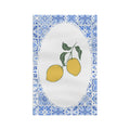 Lemon tile microfiber tea towel