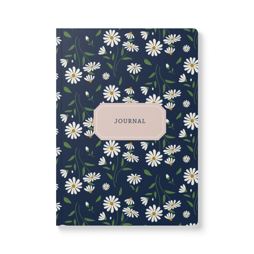 Daisy field softcover journal