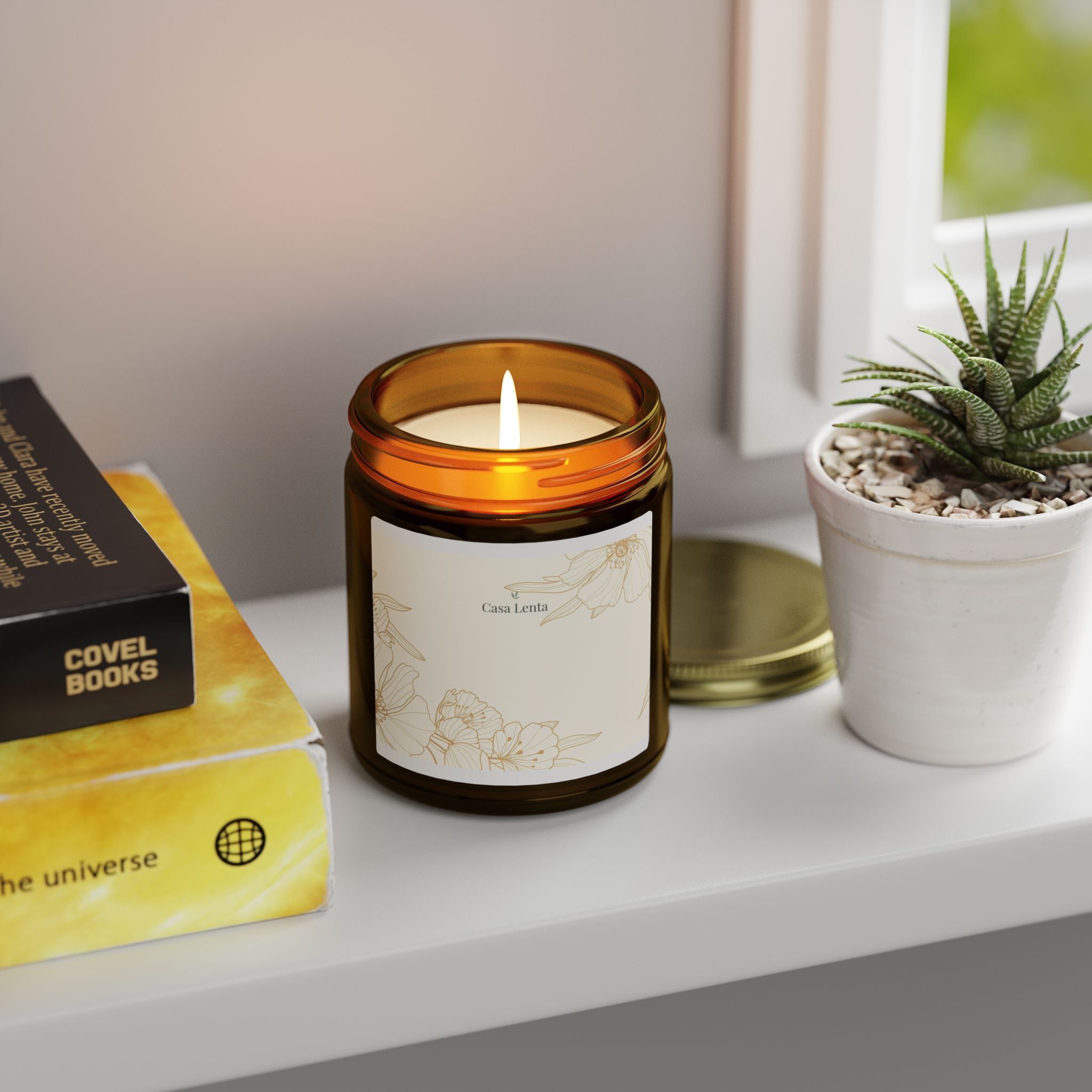 Peonia candle