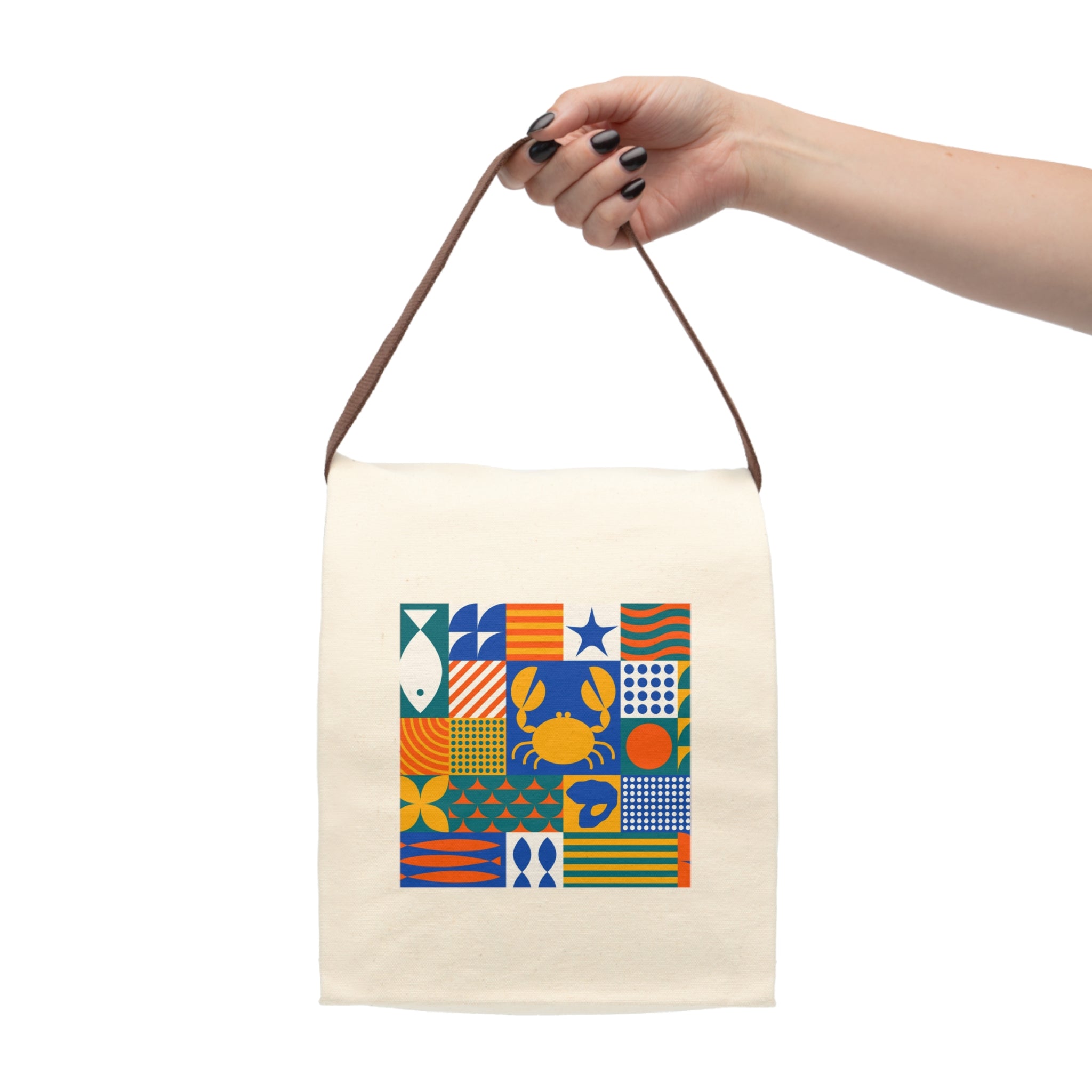 Portuguese canvas lunch bag