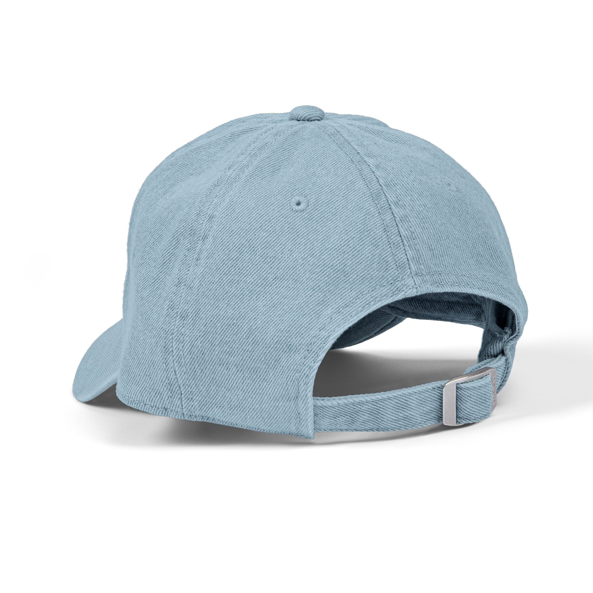 Cottage Scene Denim Baseball Cap- Unisex