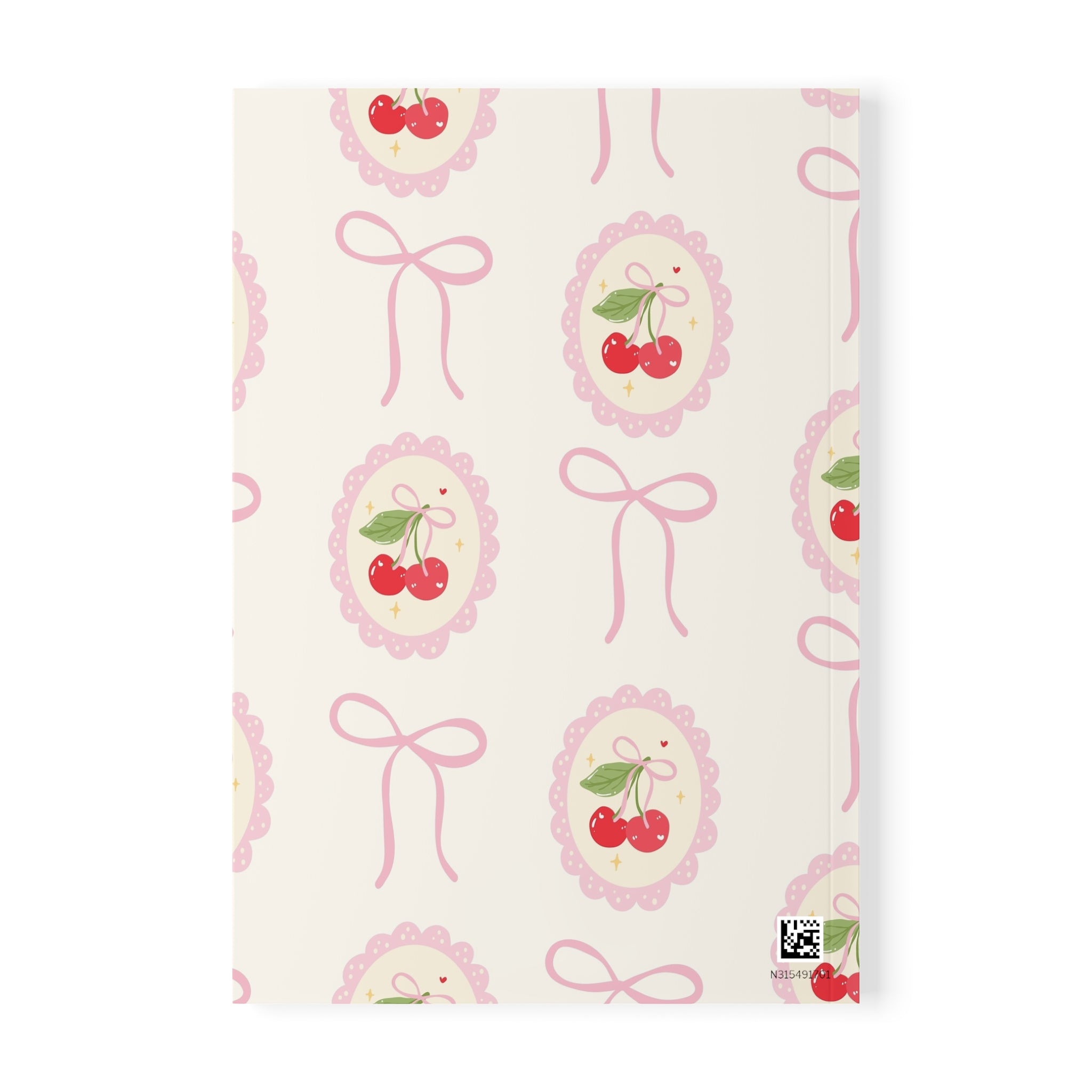 Cherry cameo A5 softcover notebook