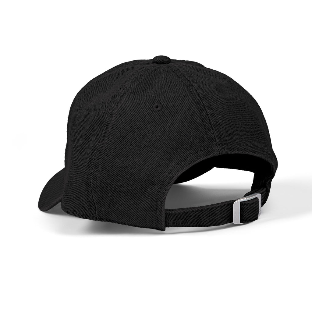 Cottage Scene Denim Baseball Cap- Unisex