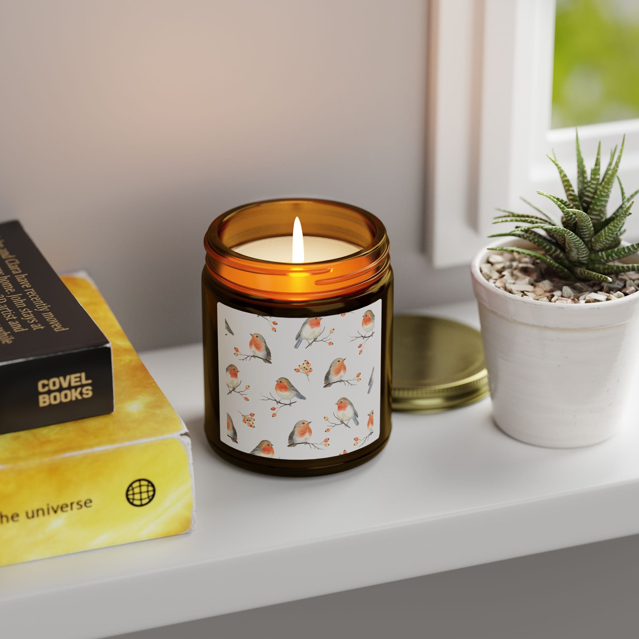 Robin scented candle
